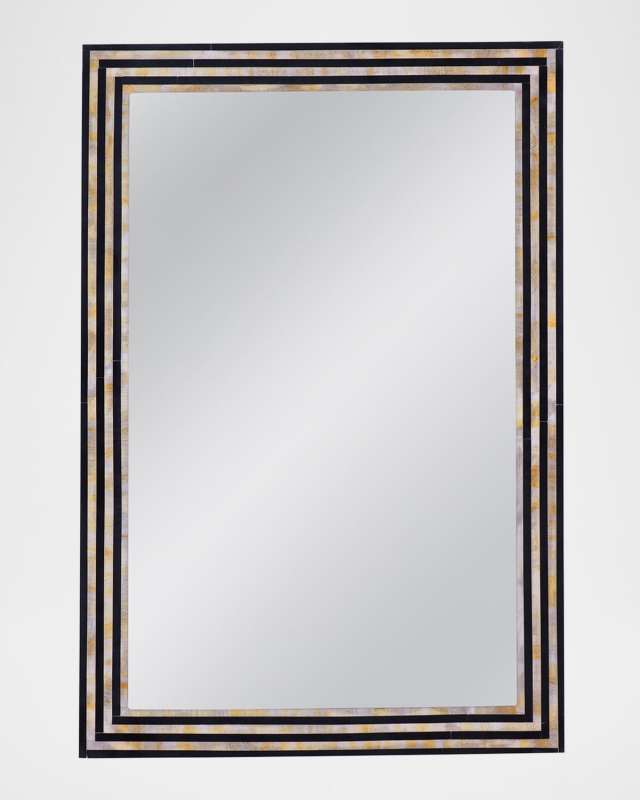 Stepford 44" Bone & Resin Wall Mirror